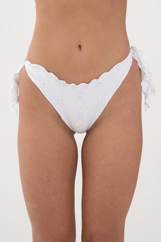 Slip classico regolabile in pizzo sangallo