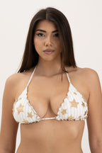 Triangolo Frou-Frou Stelle Oro