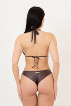 Triangolo Vela Croco Brown