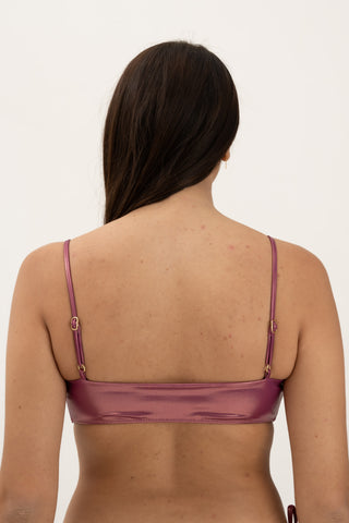 Top con culisse centrale