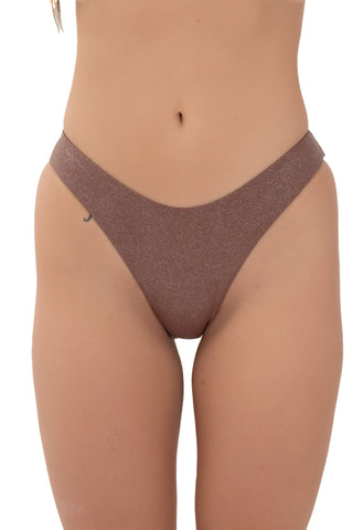 Bikini Top Glitter Bronzo