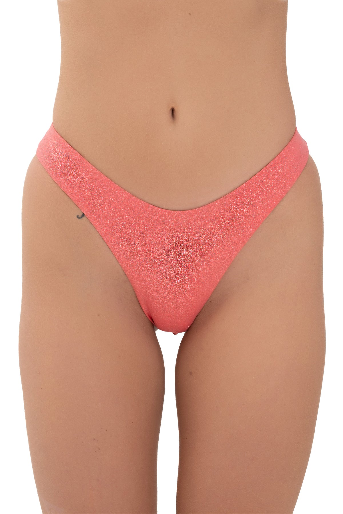 Brasiliana a V Glitter Corallo