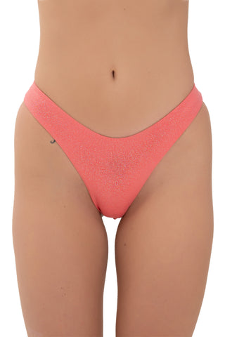 Brasiliana a V Glitter Corallo