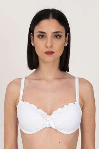 Reggiseno arricciato con ferretto