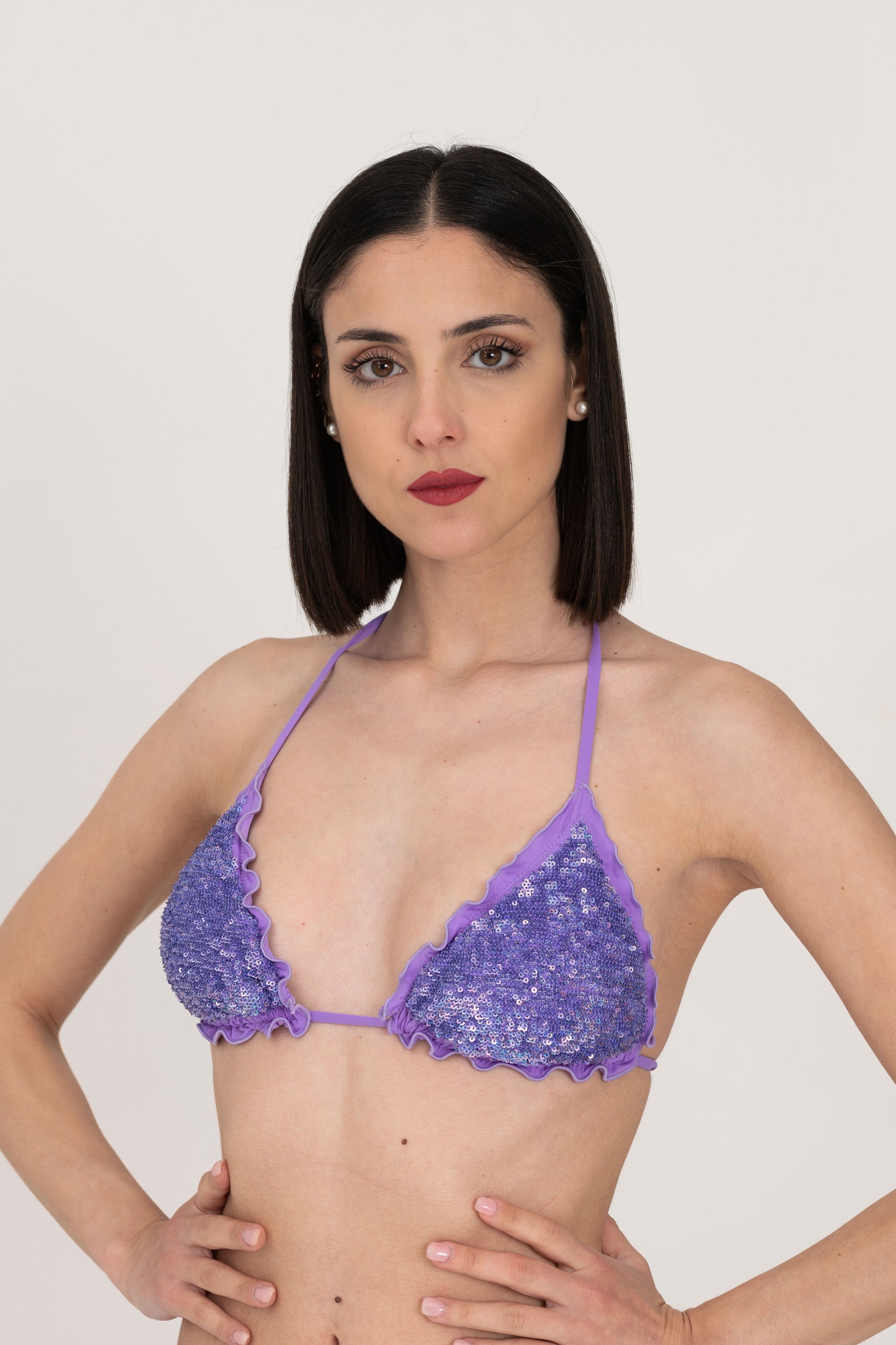 Triangolo Frou con Pailettes