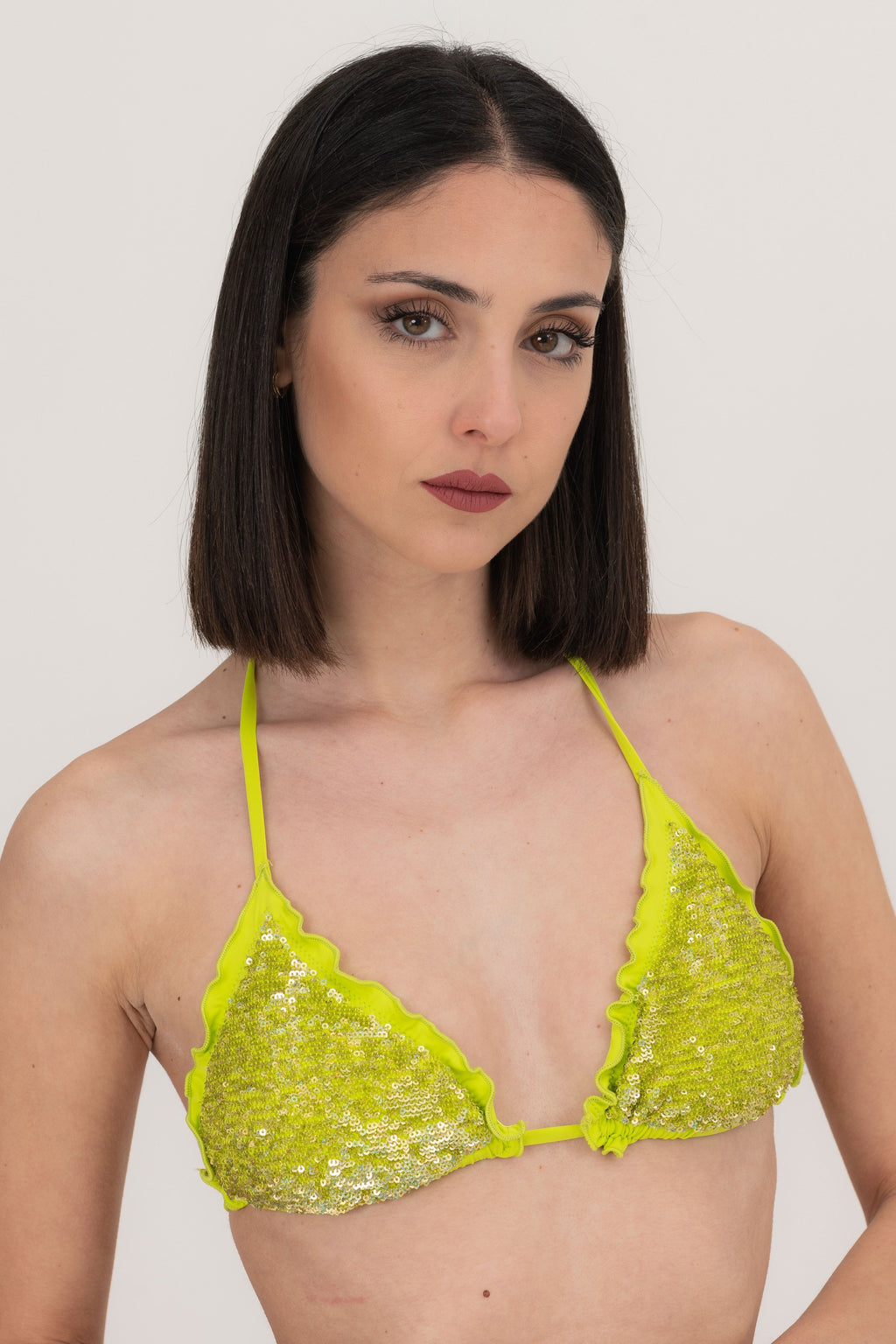 Triangolo Frou con Pailettes