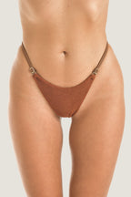 Slip con Regolatori Goffrato Marrone