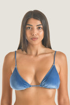 Triangolo Anello Velluto Jeans