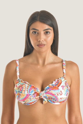 Reggiseno arricciato con ferretto