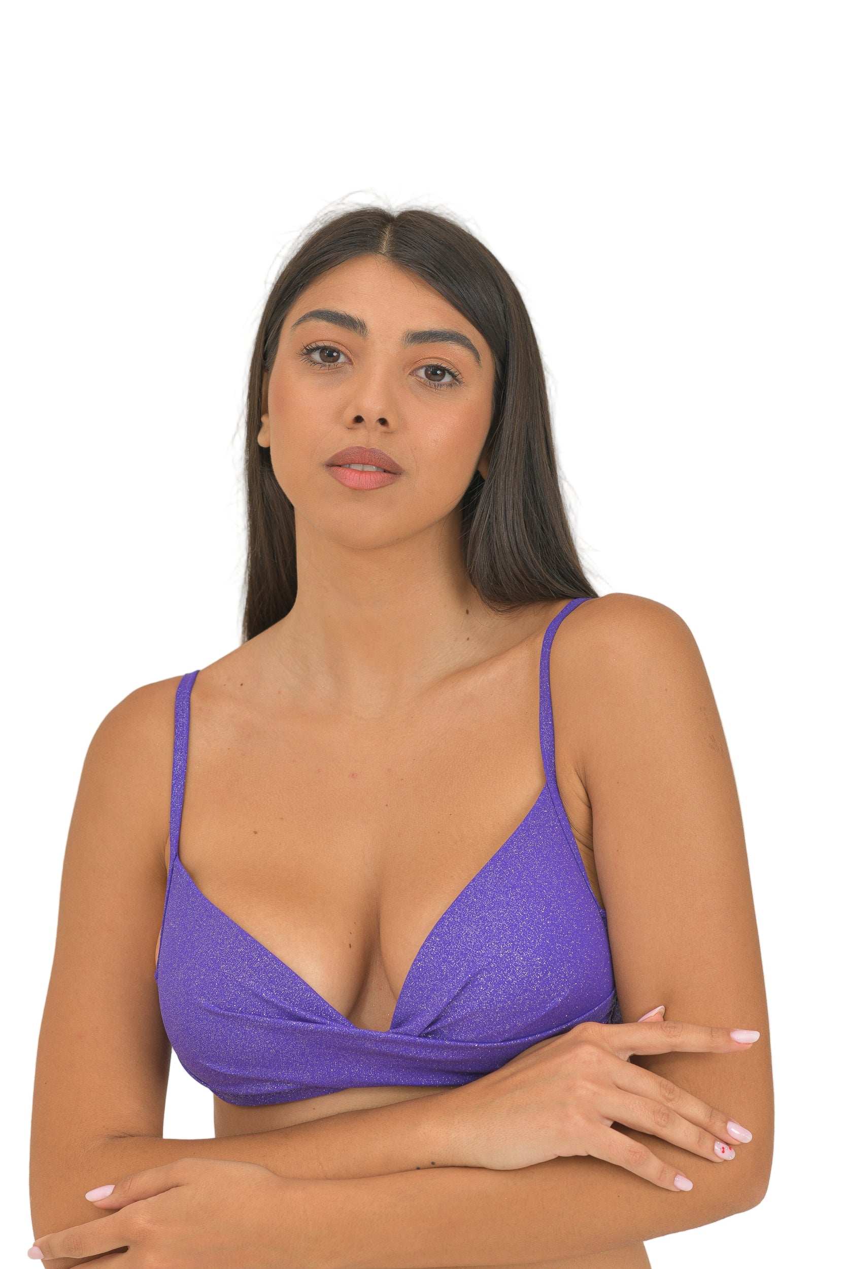 Coppa Incrocio Scarlett Glitter Viola