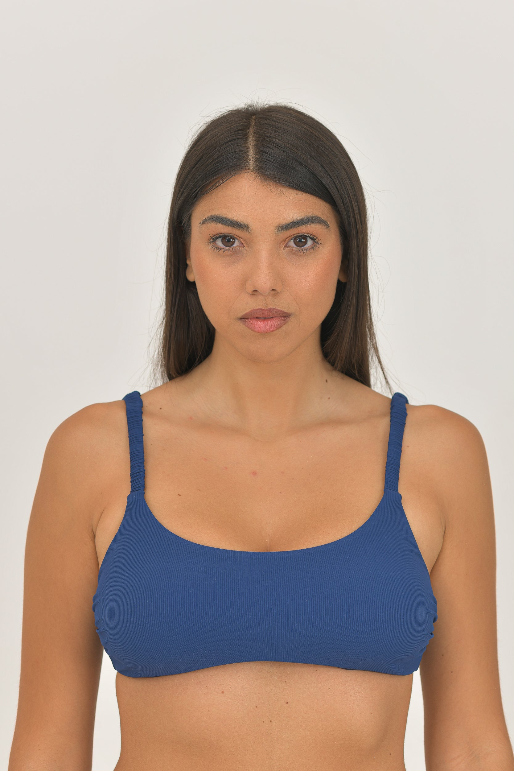 Top con Drappeggio Costina