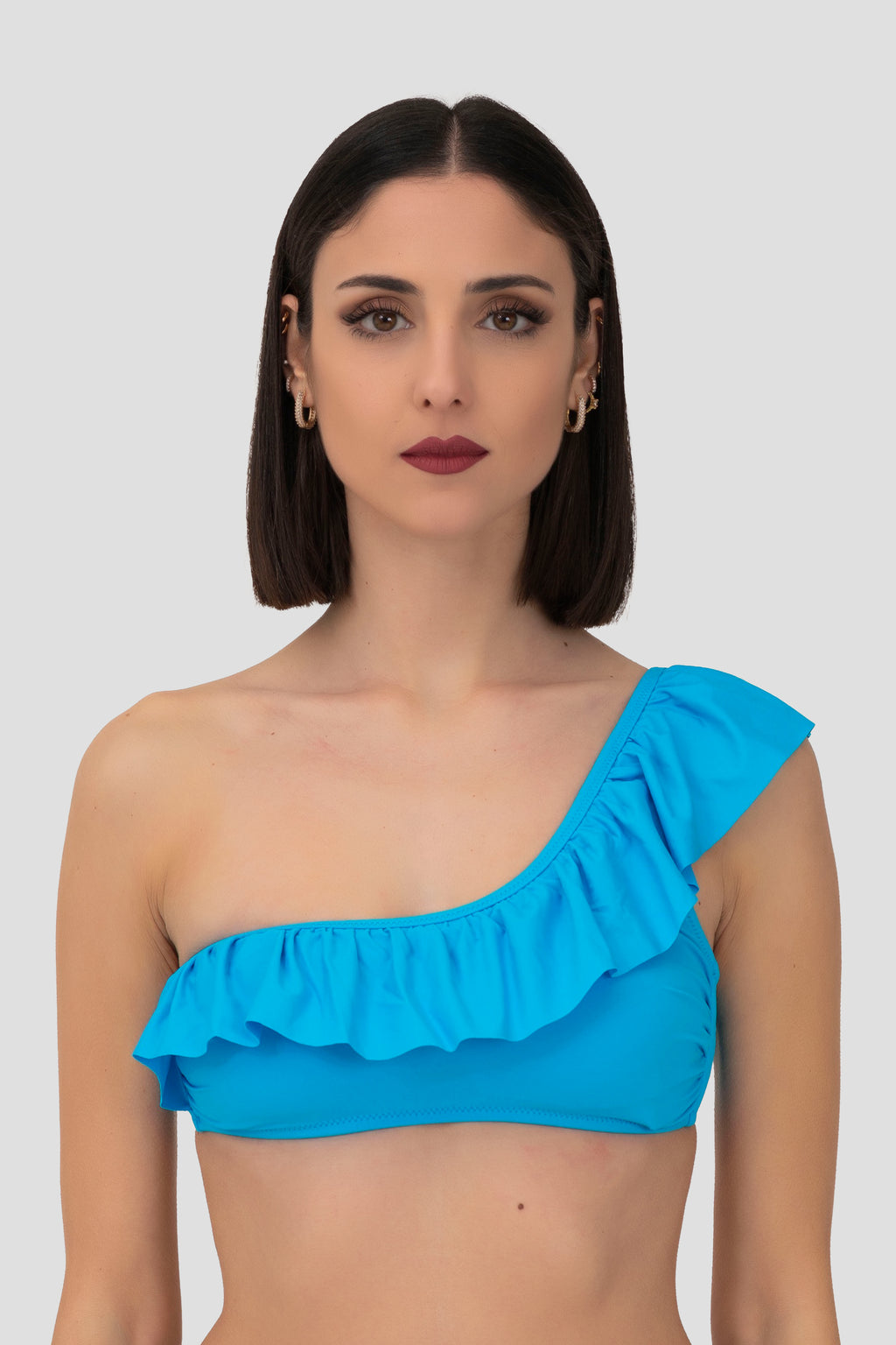Anakyn one-shoulder top with ruffles