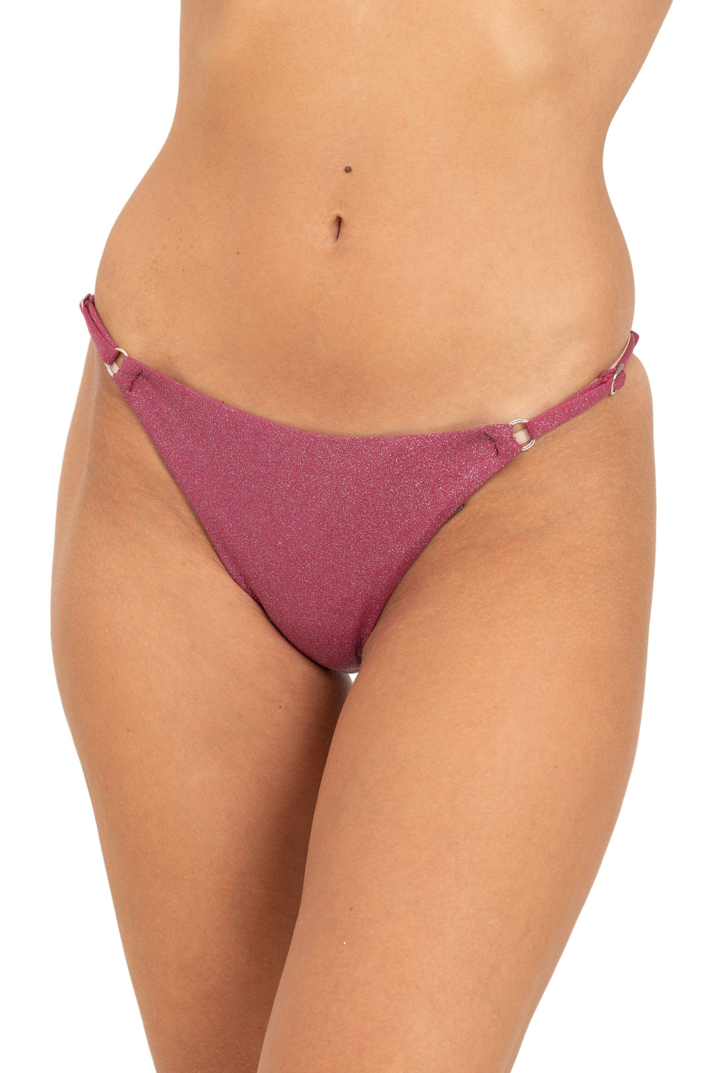 Slip con regolatori glitter