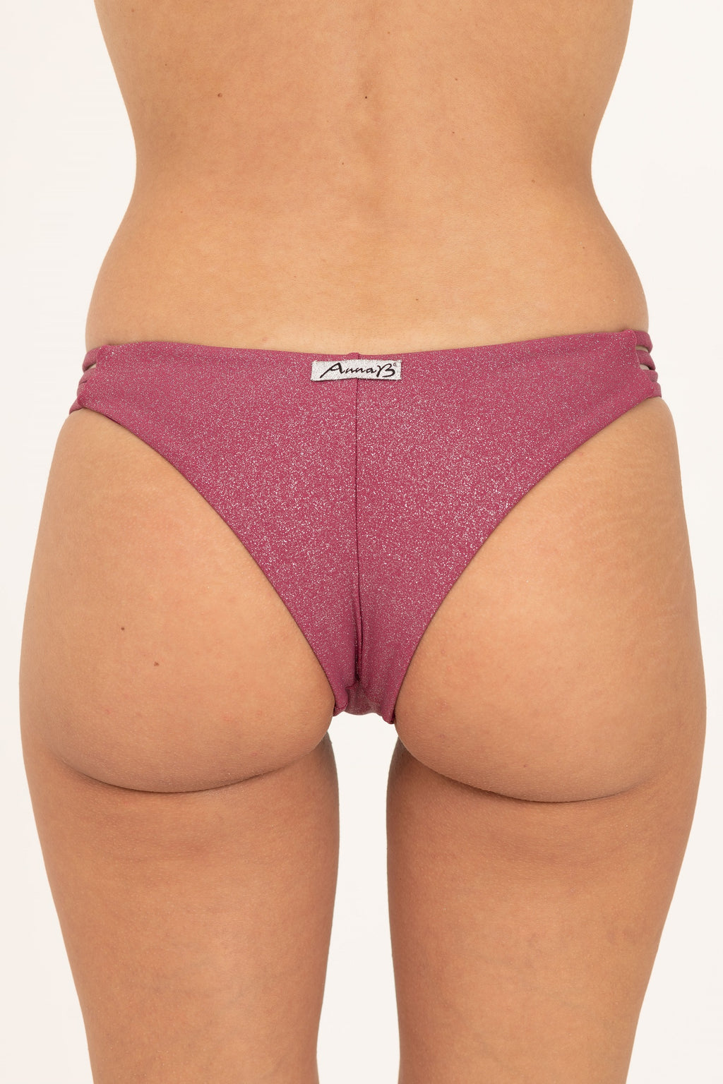 Slip con stringhe glitter