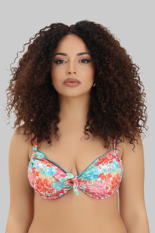 Reggiseno arricciato con ferretto