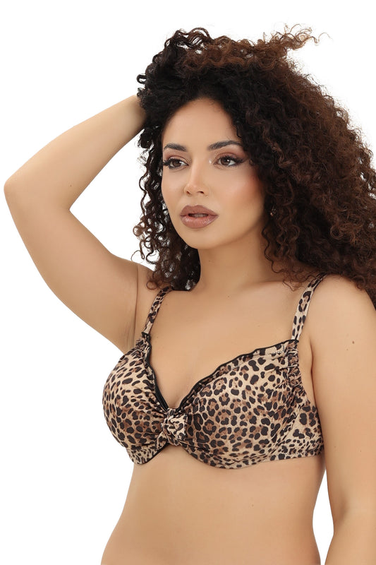 Reggiseno arricciato con ferretto
