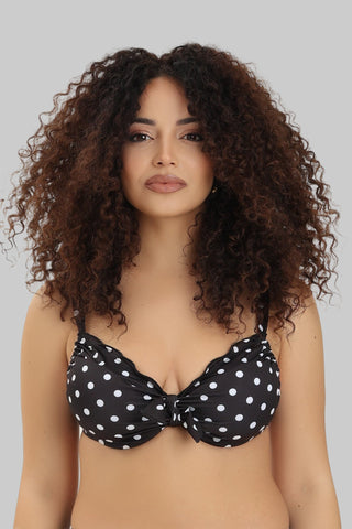 Reggiseno arricciato con ferretto