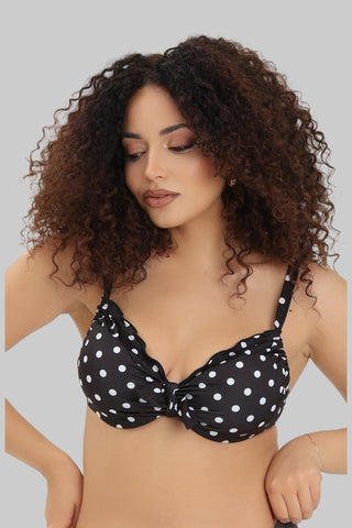 Reggiseno arricciato con ferretto