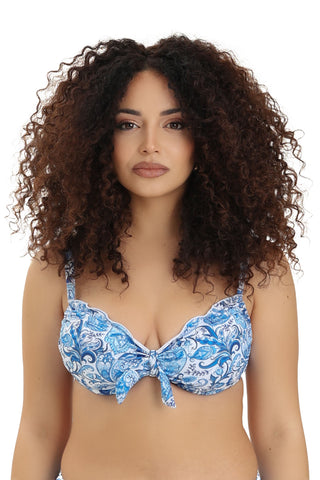 Reggiseno arricciato con ferretto