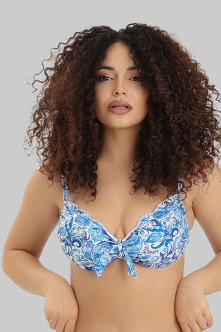 Reggiseno arricciato con ferretto