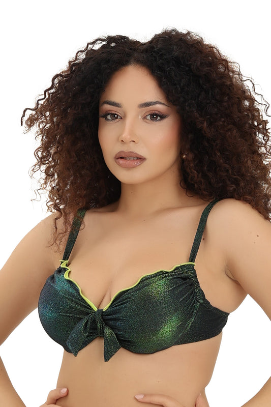 Reggiseno arricciato con ferretto