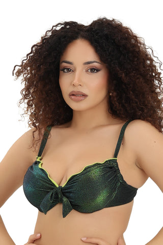 Reggiseno arricciato con ferretto