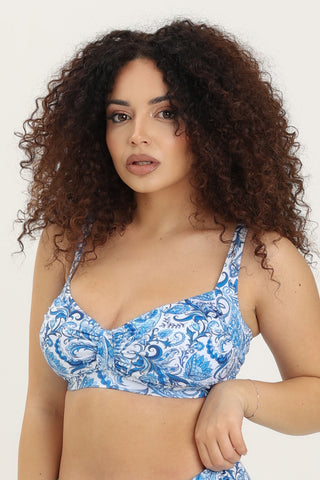 Reggiseno con nodo centrale