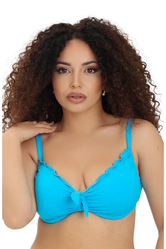 Reggiseno arricciato con ferretto