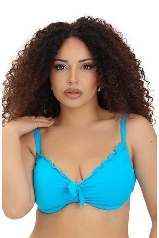 Reggiseno arricciato con ferretto