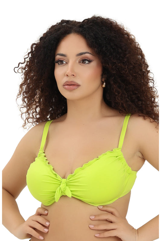 Reggiseno arricciato con ferretto