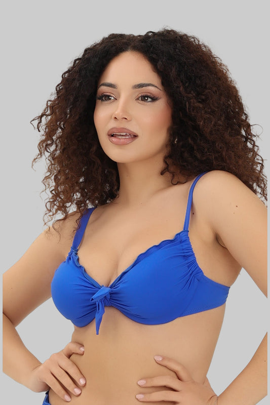 Reggiseno arricciato con ferretto