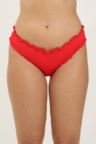 Slip Ibiza Frou 6 cm Rosso