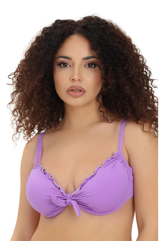 Reggiseno arricciato con ferretto