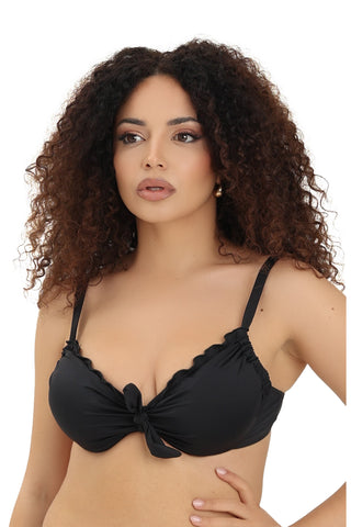 Reggiseno arricciato con ferretto