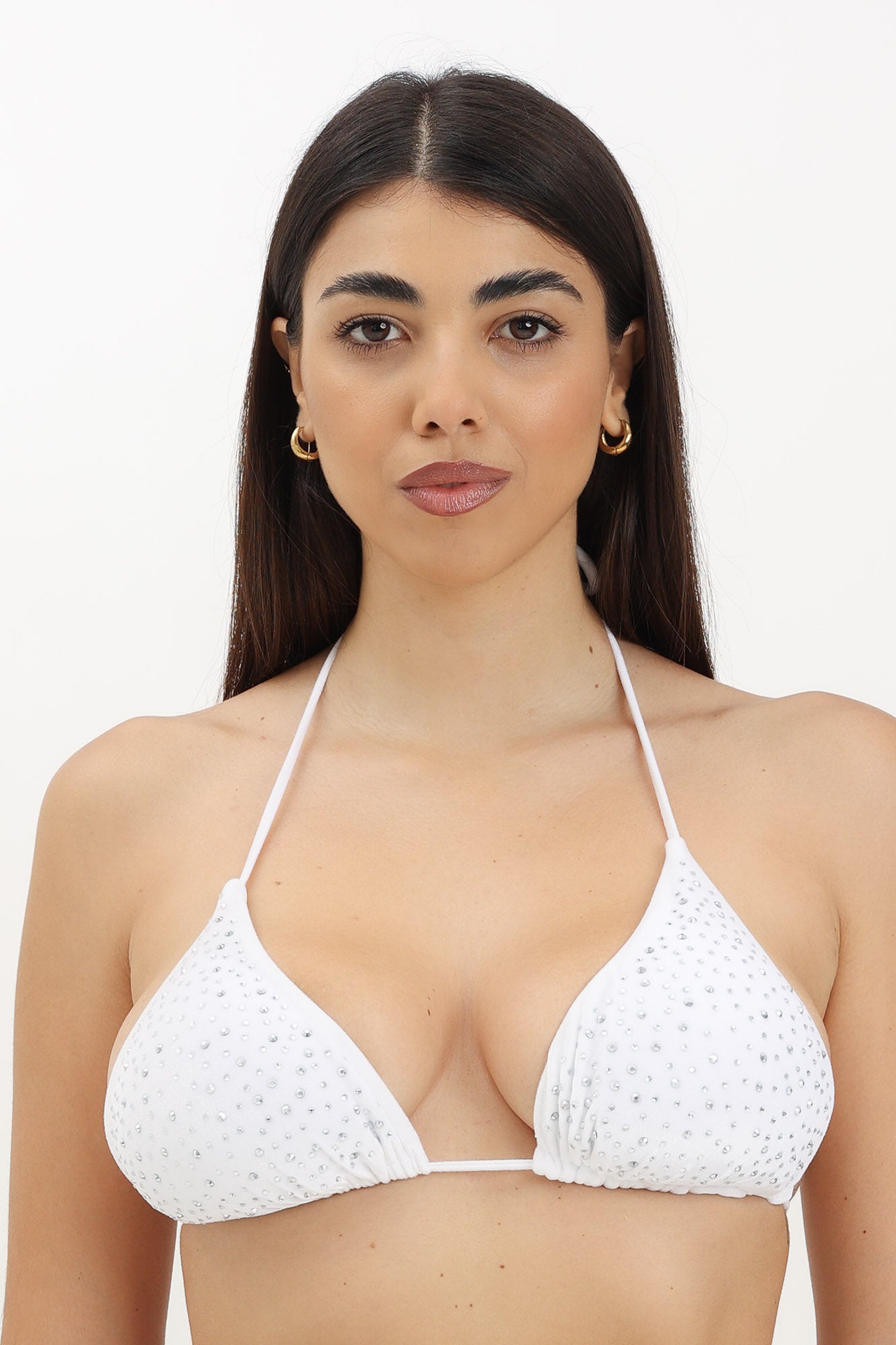 Triangolo Velluto con Strass