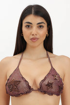 Triangolo Frou Stella Pailettes