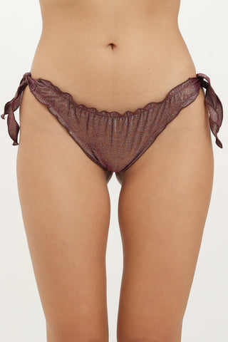 Slip classico regolabile arricciato