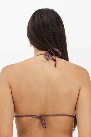 Triangolo Frou Stella Pailettes