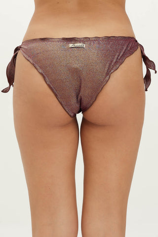 Slip classico regolabile arricciato