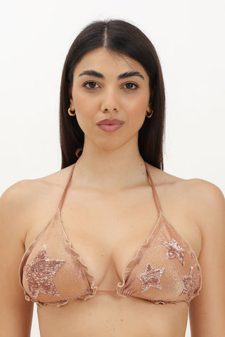 Triangolo Frou Stella Pailettes