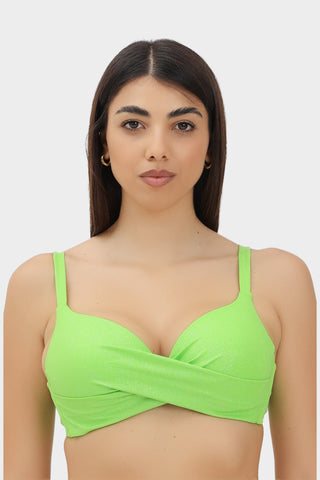 Corpetto Judith Glitter Verde