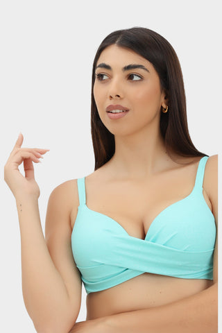 Corpetto Judith Glitter Acqua