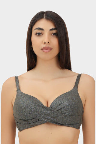 Corpetto Judith Glitter Army