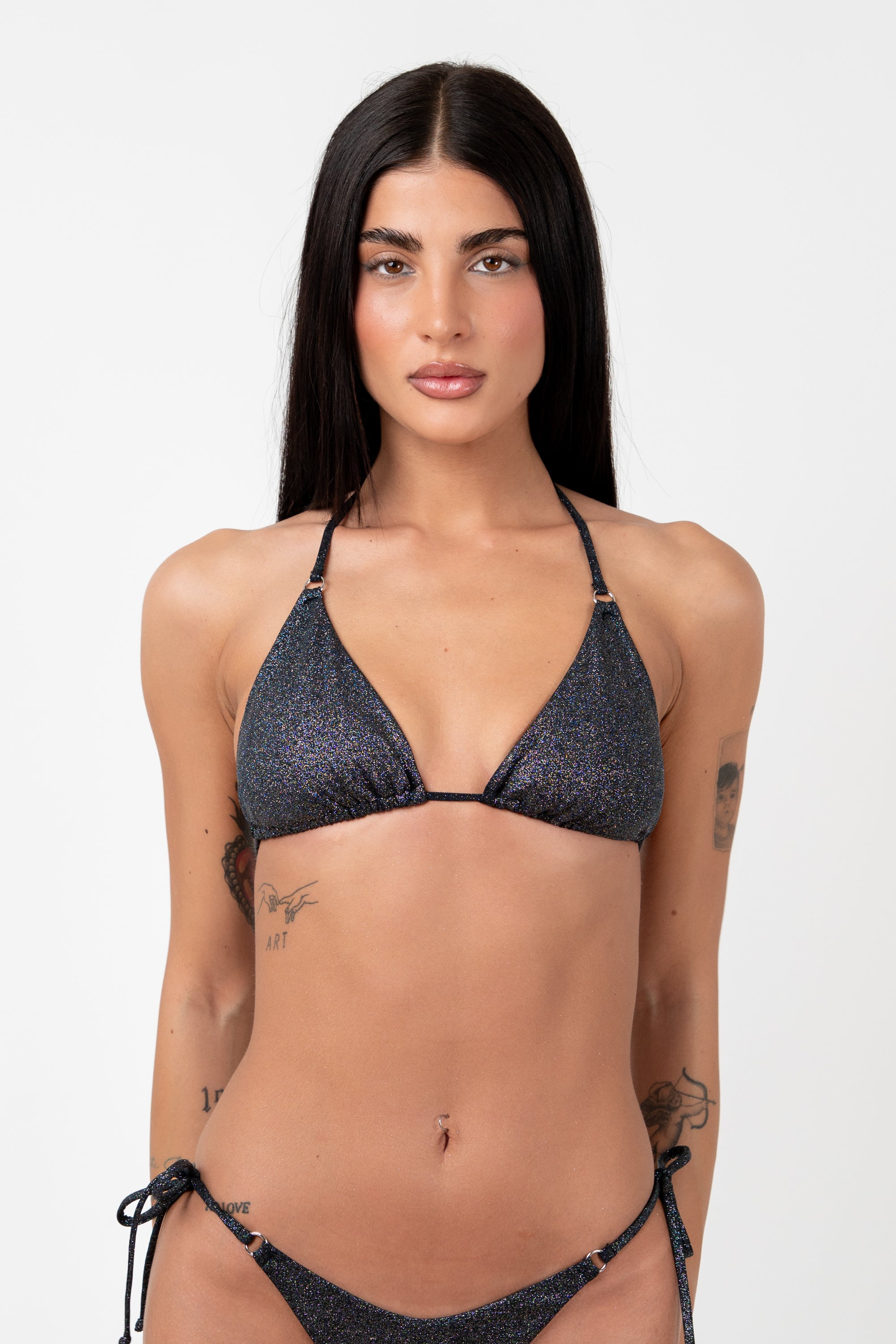 Triangolo Anellini Glitter