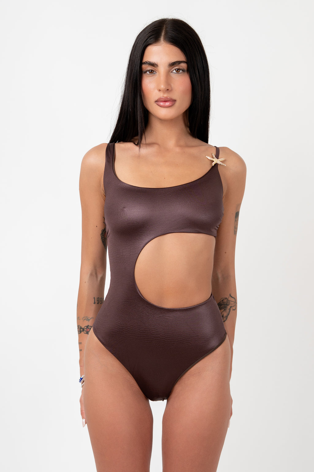 Intero Croco Brown