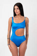 Intero Croco Bluette