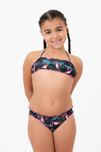 Bikini Fascia Frou-Frou Bimba - Flamingo
