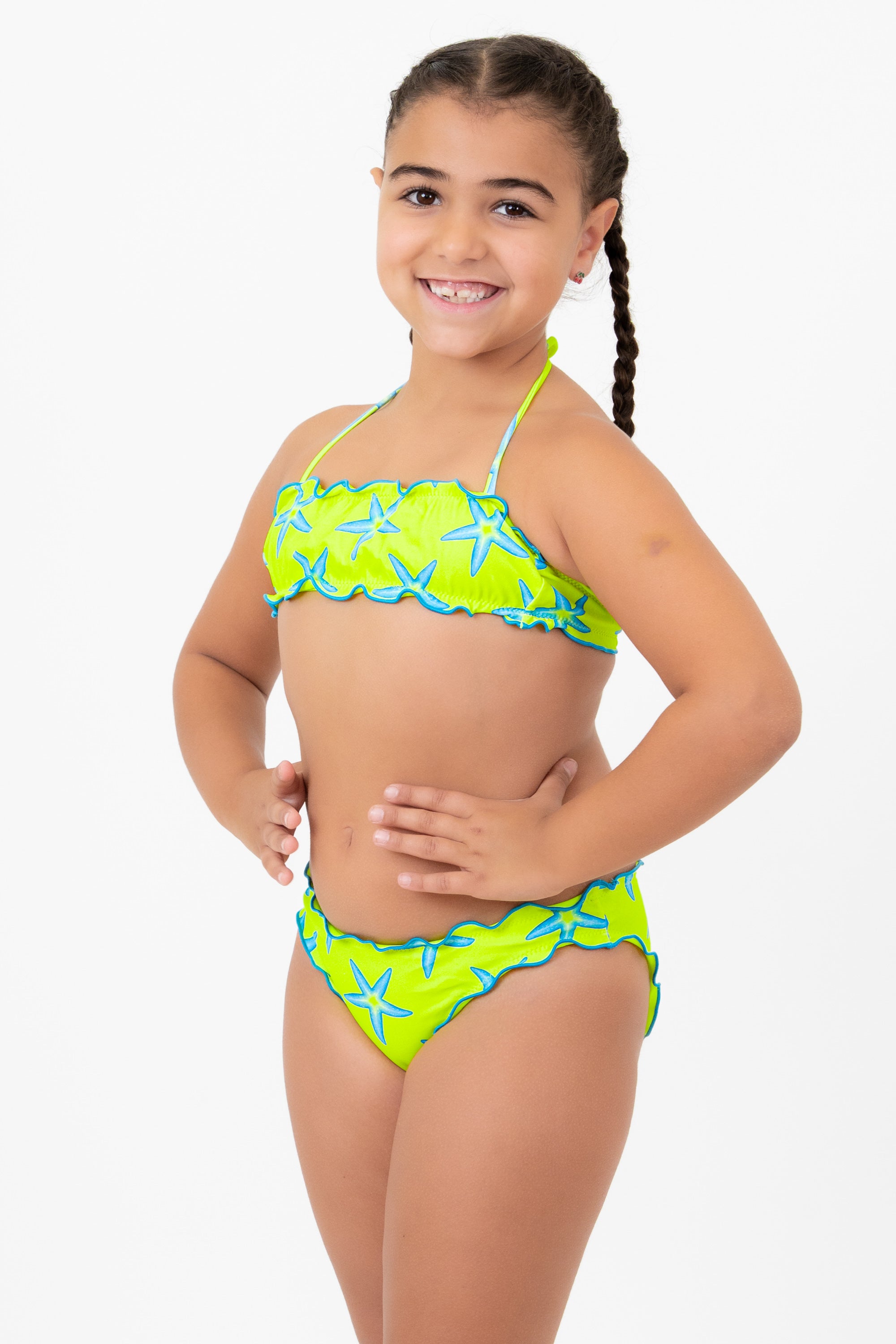 Bikini Fascia Frou-Frou Bimba - Stella Flo