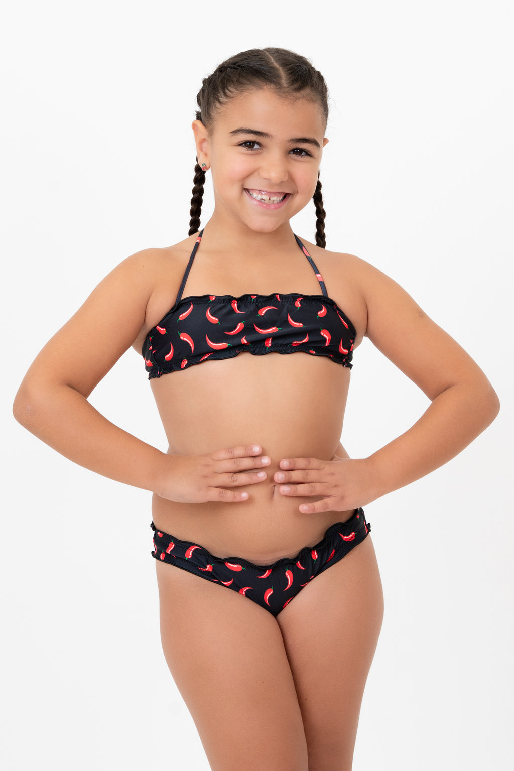 Bikini Fascia Frou-Frou Bimba -  Peperoncino