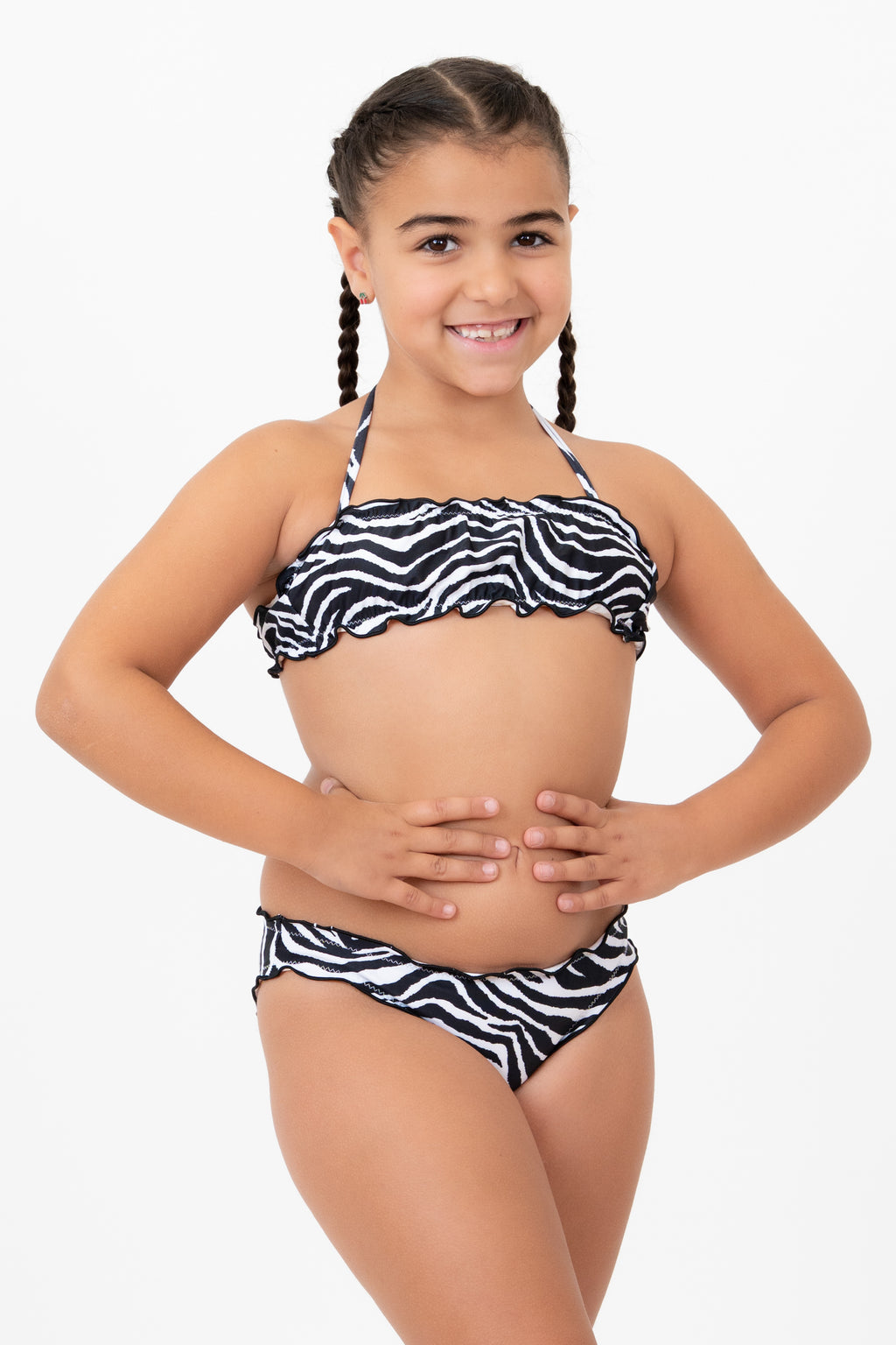 Bikini Fascia Frou-Frou Bimba - Zebrato
